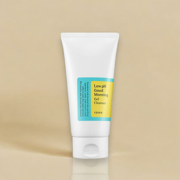 Cosrx Low pH Good Morning Gel Cleanser 150ml, gel nettoyant doux au pH faible, pour purifier la peau en douceur tout en respectant son équilibre naturel.