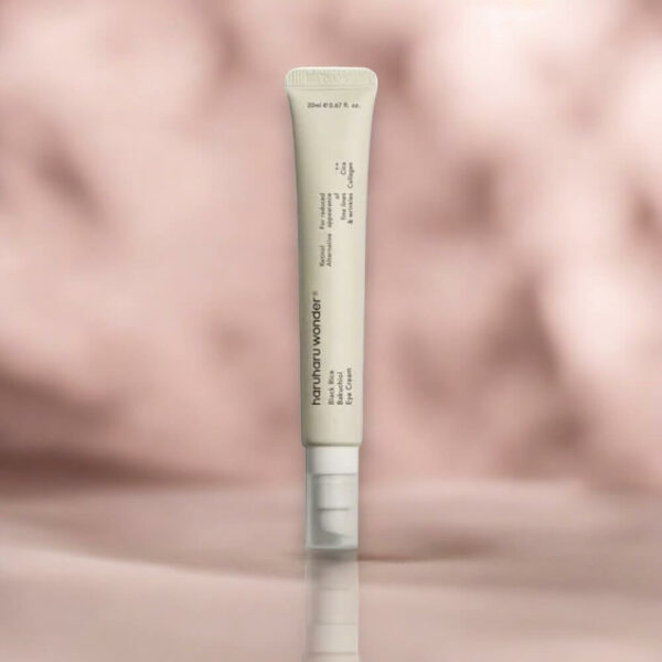 Haruharu Wonder Crème Contour des Yeux Riz Noir et Bakuchiol, crème apaisante et anti-âge pour le contour des yeux, combinant l'extrait de riz noir et le bakuchiol pour réduire les cernes et les rides.