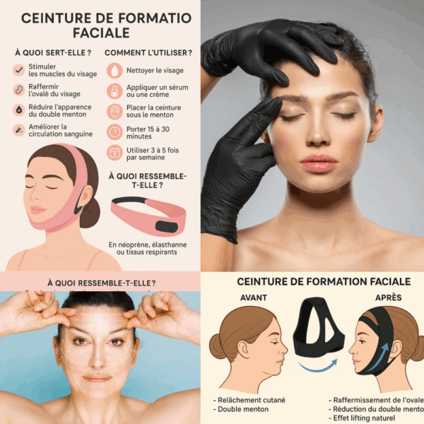 Ceinture liftante pour l ovale du visage double menton(délai de livraison 10 jours) – Image 4