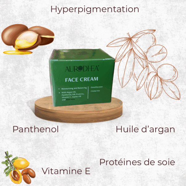 Crème de jour visage Aloe Vera contre les peaux irritées- 50 ml