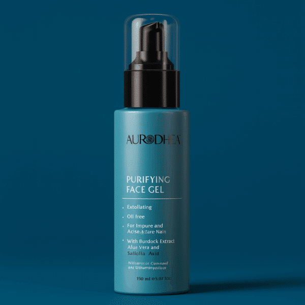 🌿Gel visage purifiant à l'Acide salicylique - Pour les peaux impures et à tendance acnéique Aurodhea