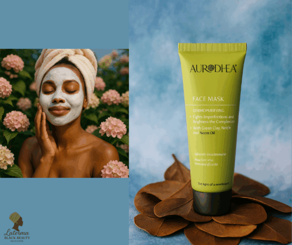 Masque visage dermo-purifiant à l’huile de Neem 50 ml | Enrichi en extrait d’Ortie et Argile verte