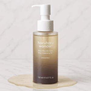 Haruharu WONDER – Huile nettoyante intense hydratation au Riz Noir – 150ml