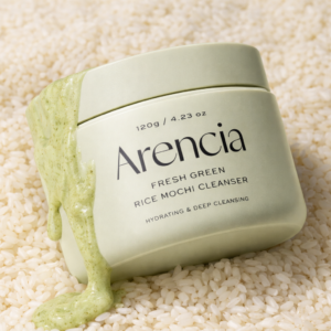 Arencia – Fresh Green Rice Mochi Cleanser – Nettoyant visage mochi au riz vert 2,585