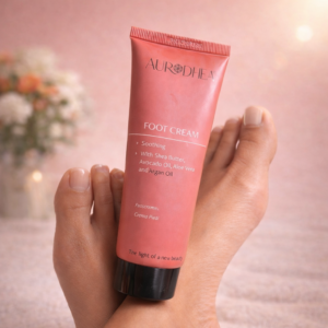 Crème pieds Bio à l’huile d’ Argan75 ml | Enrichie en beurre de Karité, huile d’Avocat et Aloe Vera