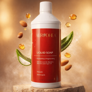 Savon liquide à l’huile d’Argan 1000 ml | Enrichi en huile d’Amande, Aloe Vera et Vitamine E (Livraison sous 10 jours)