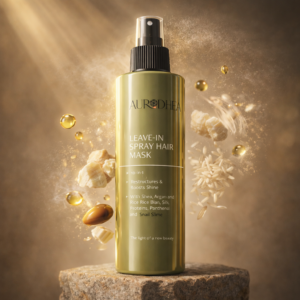 Masque capillaire en spray à la bave 150 ml | Enrichi en huiles de Karité, Argan, son de Riz, Protéines de la Soie et Panthénol